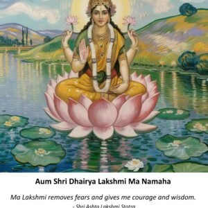 Aum Shri Dhairya Lakshmi Ma Namaha